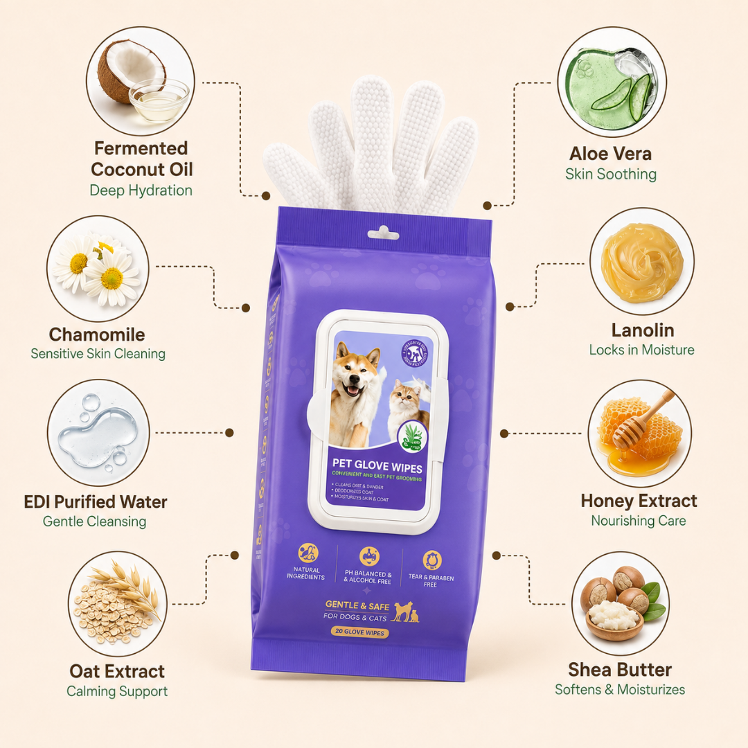 QuickGroom™  Grooming Gloves