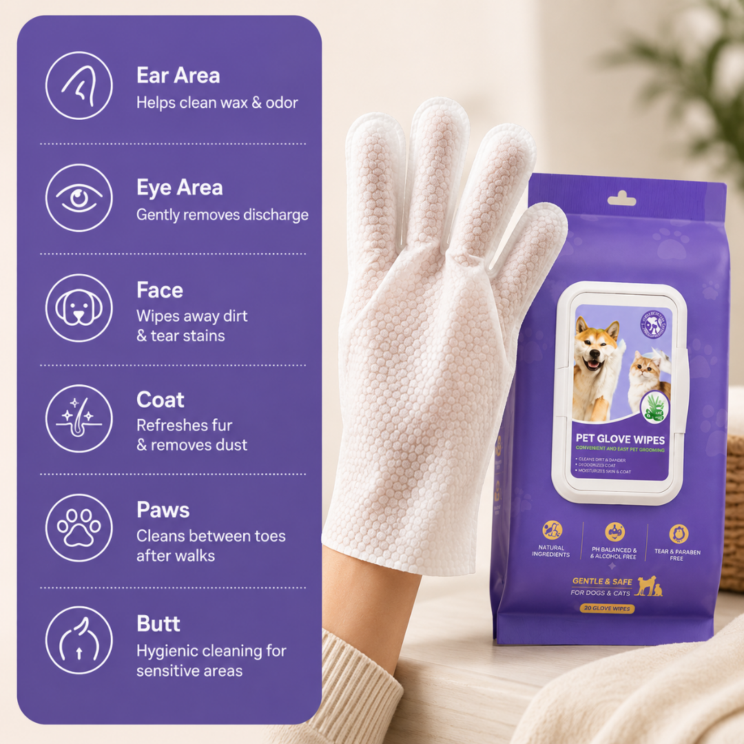 QuickGroom™  Grooming Gloves